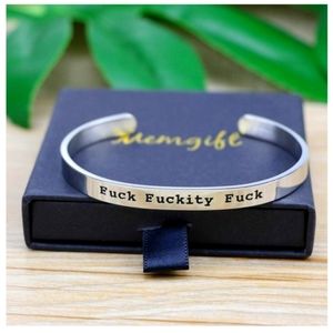 Novelty Unisex Inspirational Motivational Funny Lovable F Word Festival Bracelet